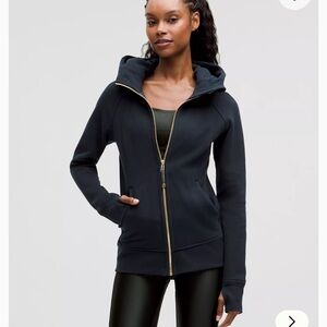 Lululemon Full Zip Scuba Hoodie-Navy